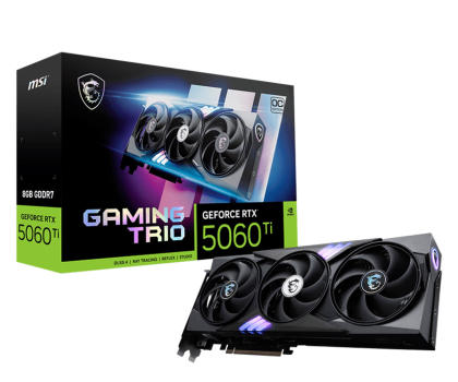 Karta graficzna MSI GeForce RTX 5060 Ti Gaming Trio OC 8GB GDDR7 DLSS4